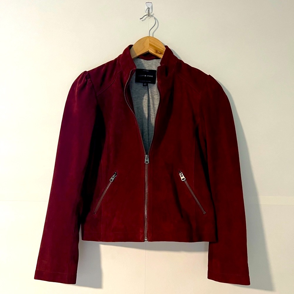 Lucky Brand Puff Sleeve Jacket